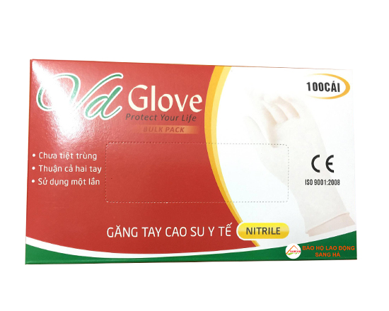 Găng tay y tế Nitrile không bột