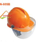 nón bảo hộ có kính trong