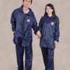 Áo mưa bộ vải dù 2 lớp 3x loại 2
