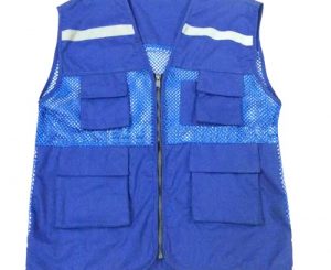 áo gile phản quang mau xanh