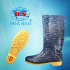 Ủng nữ kẻ đen HS-06
