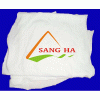 Vải lau trắng cotton cỡ to SH011